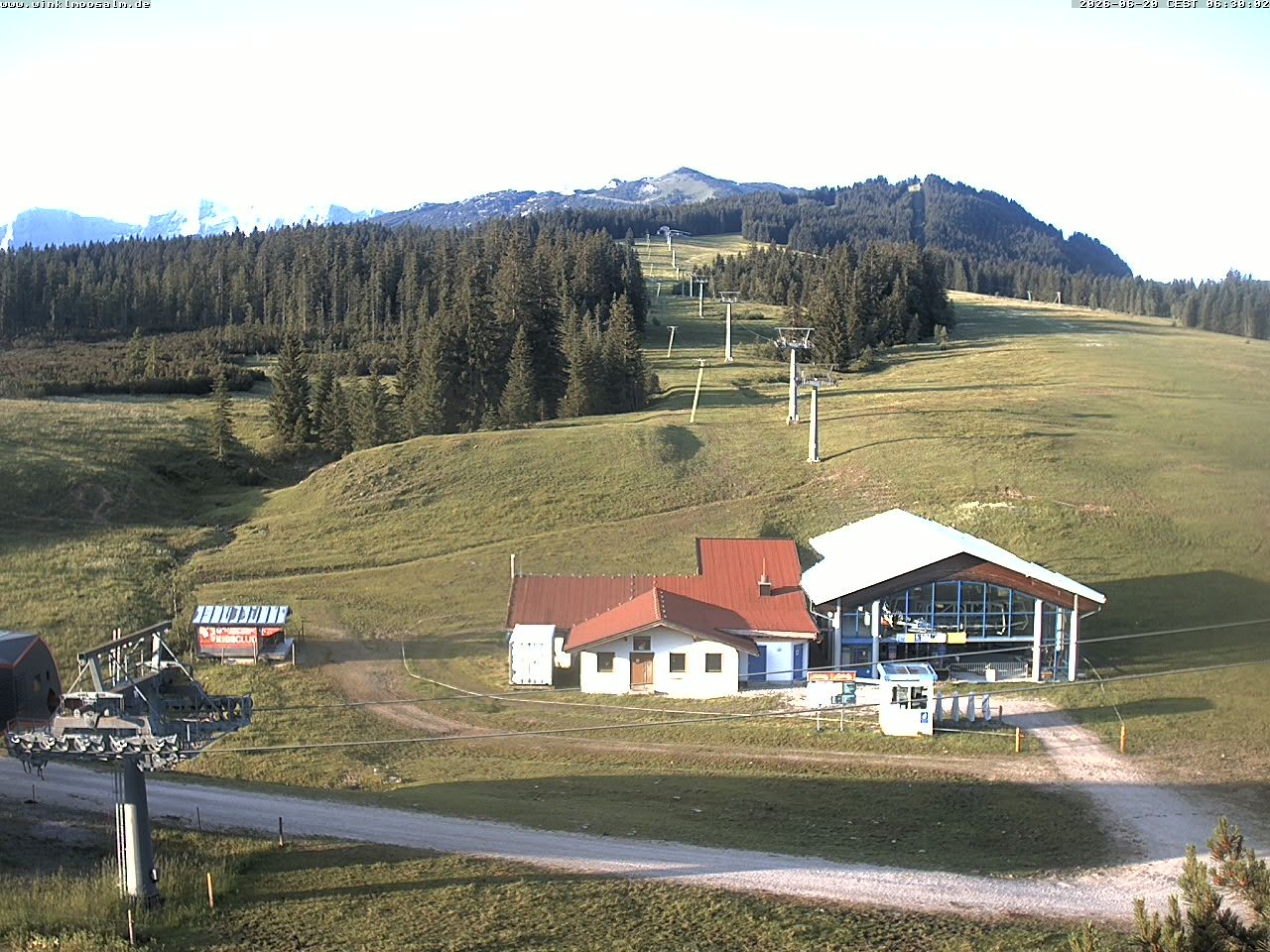 Archiv Foto Webcam Ausblick Winklmoosalm auf Rossalm-Lift