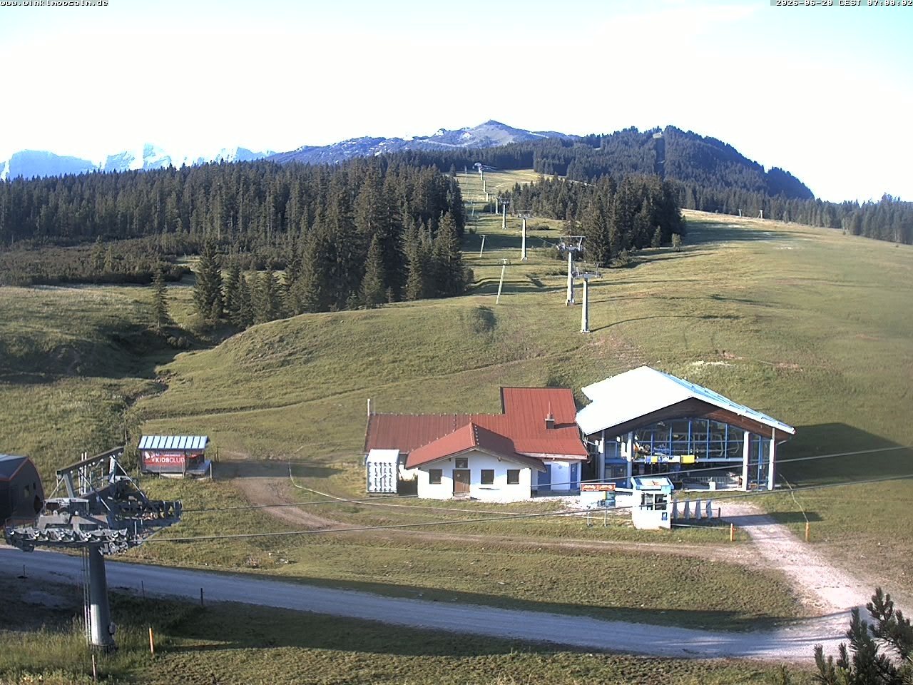 Archiv Foto Webcam Ausblick Winklmoosalm auf Rossalm-Lift