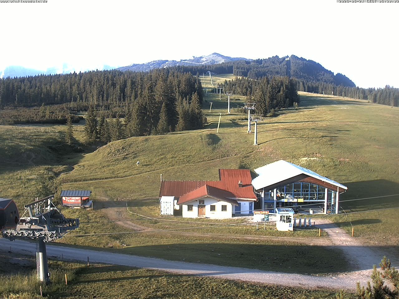 Archiv Foto Webcam Ausblick Winklmoosalm auf Rossalm-Lift