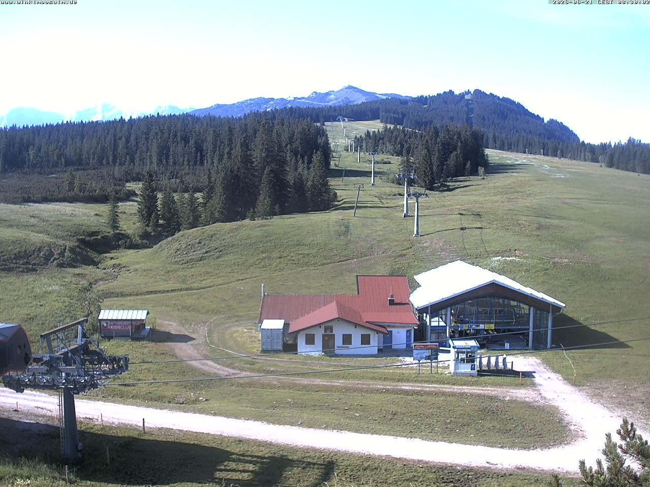 Archiv Foto Webcam Ausblick Winklmoosalm auf Rossalm-Lift