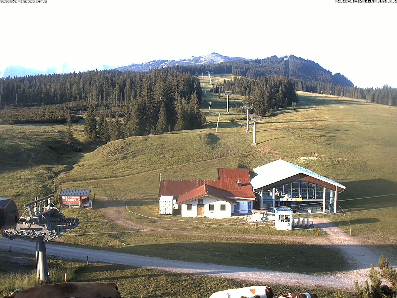 Archiv Foto Webcam Ausblick Winklmoosalm auf Rossalm-Lift