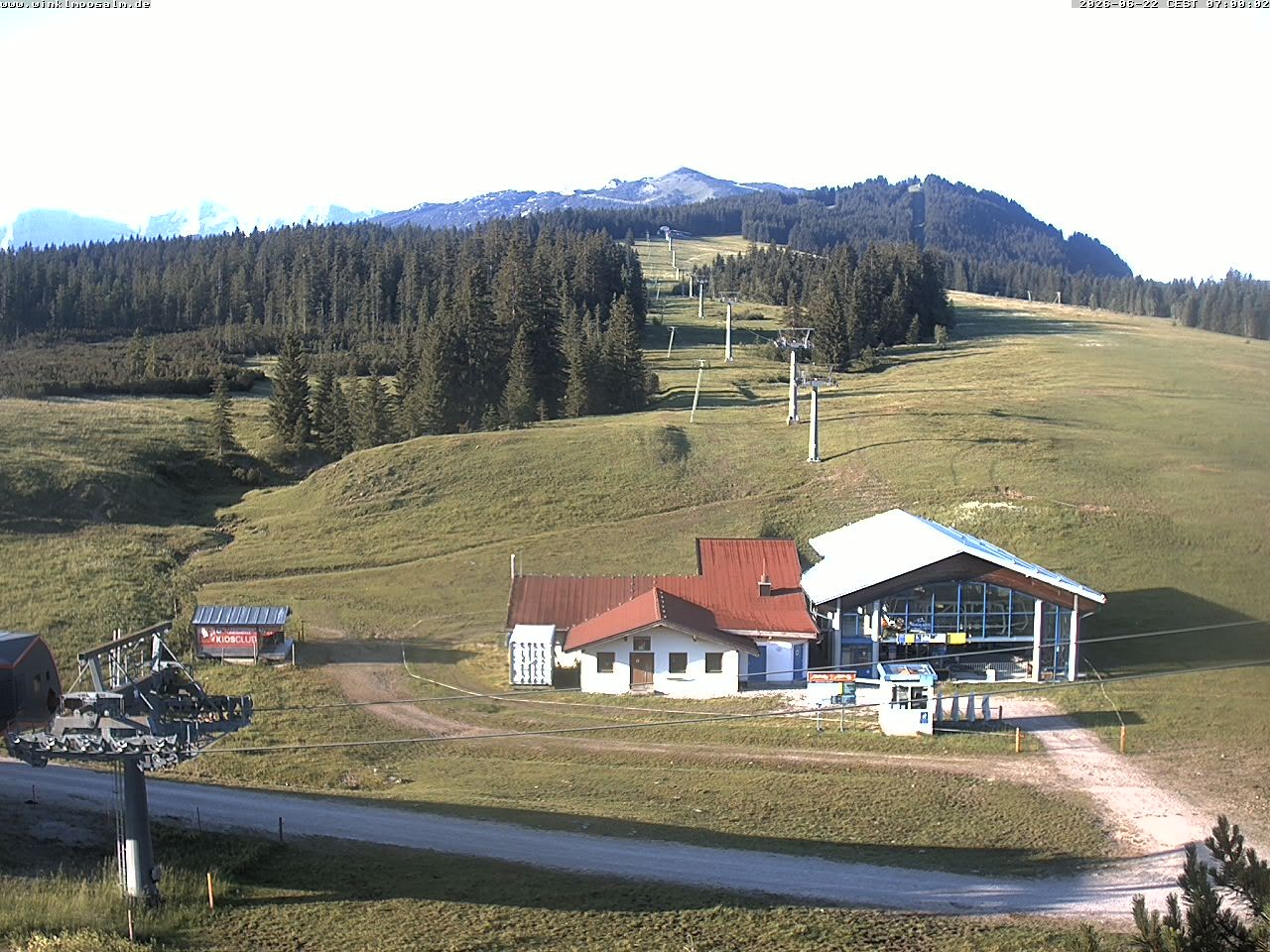 Archiv Foto Webcam Ausblick Winklmoosalm auf Rossalm-Lift