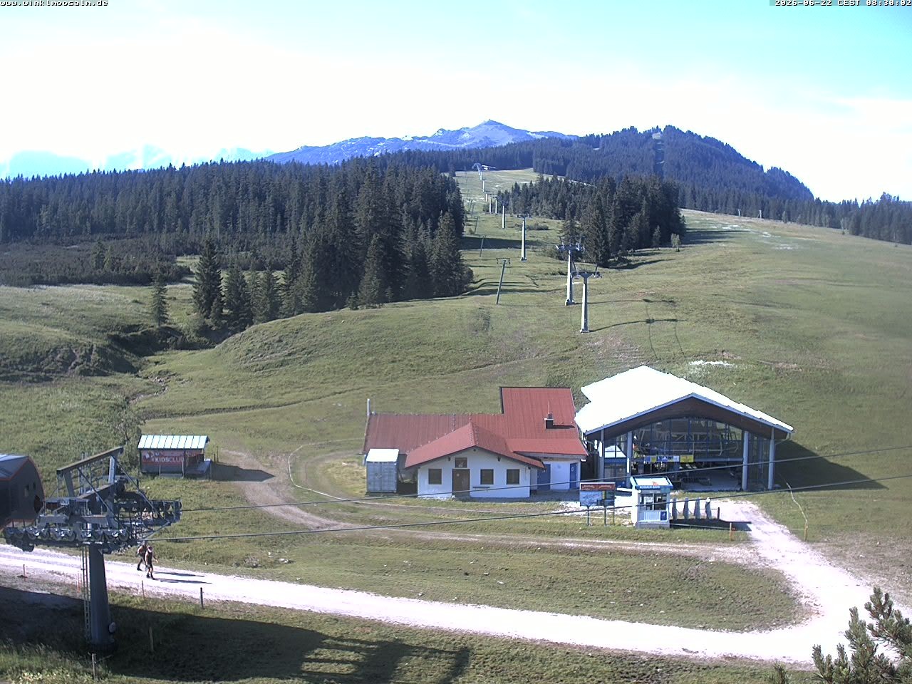 Archiv Foto Webcam Ausblick Winklmoosalm auf Rossalm-Lift