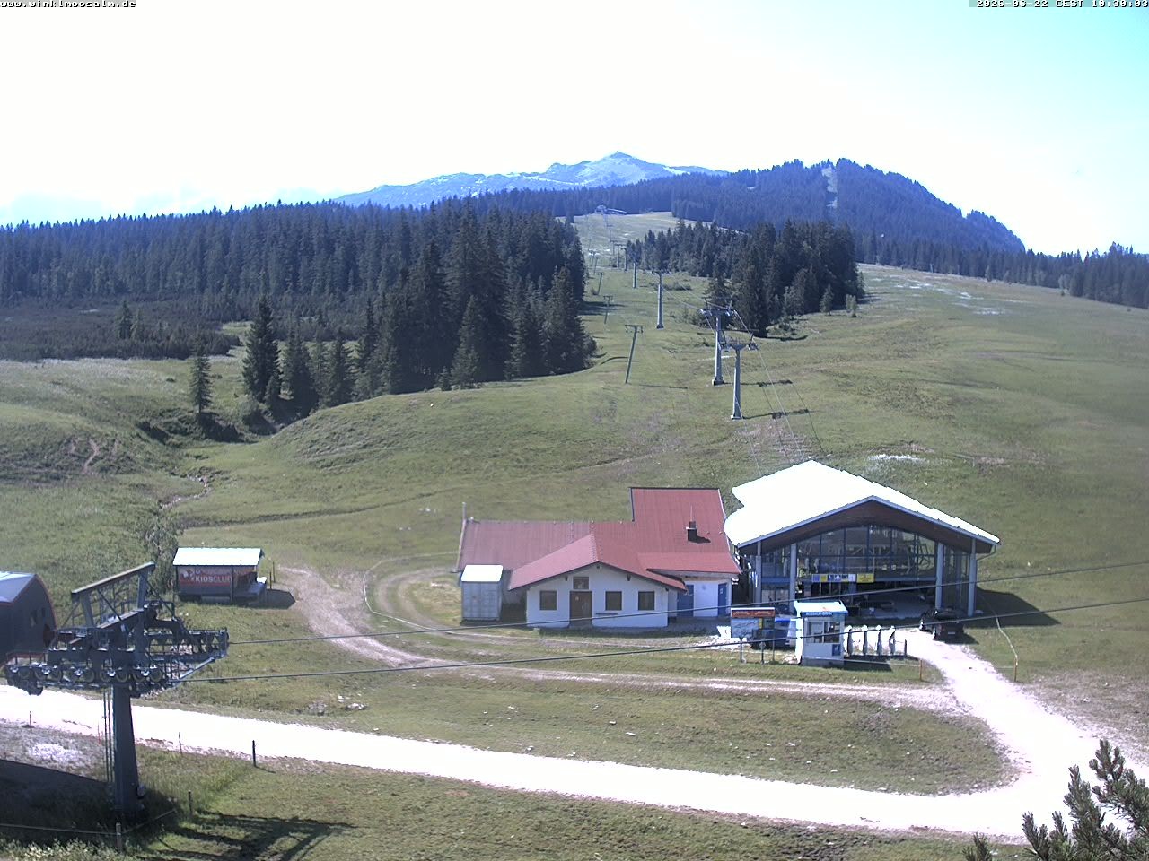 Archiv Foto Webcam Ausblick Winklmoosalm auf Rossalm-Lift