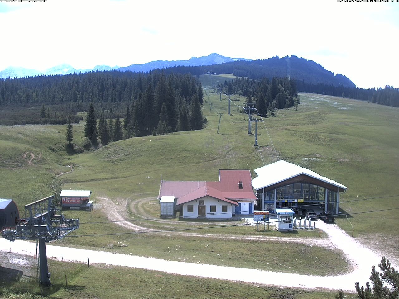 Archiv Foto Webcam Ausblick Winklmoosalm auf Rossalm-Lift