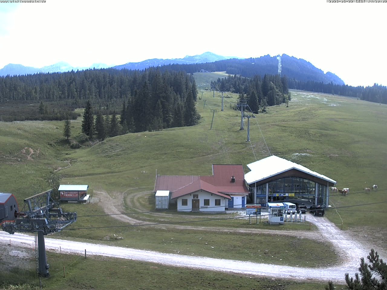 Archiv Foto Webcam Ausblick Winklmoosalm auf Rossalm-Lift