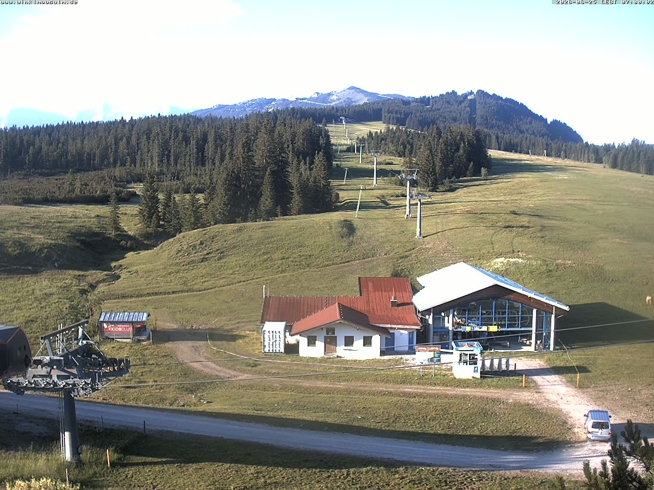 Archiv Foto Webcam Ausblick Winklmoosalm auf Rossalm-Lift