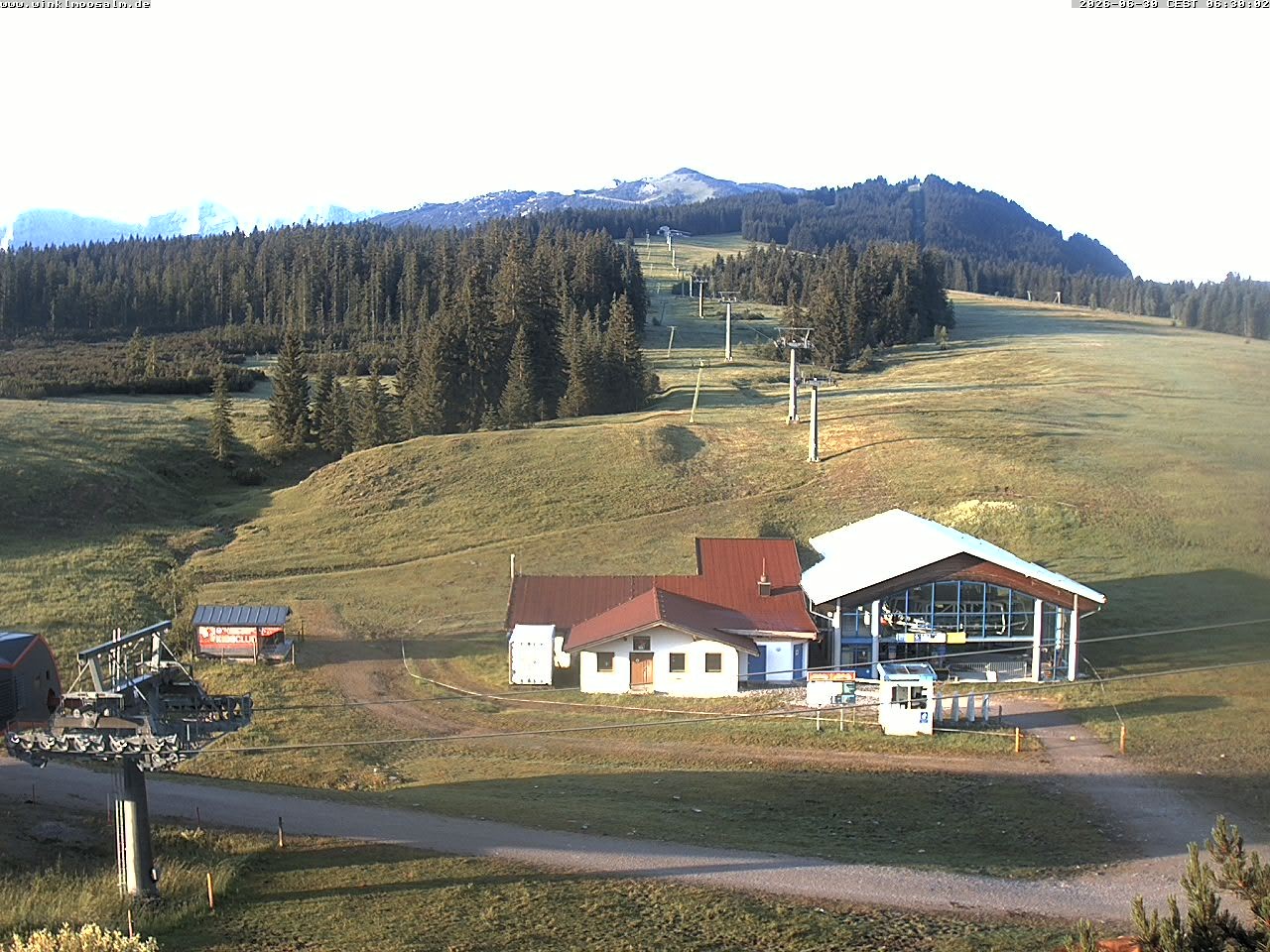Archiv Foto Webcam Ausblick Winklmoosalm auf Rossalm-Lift
