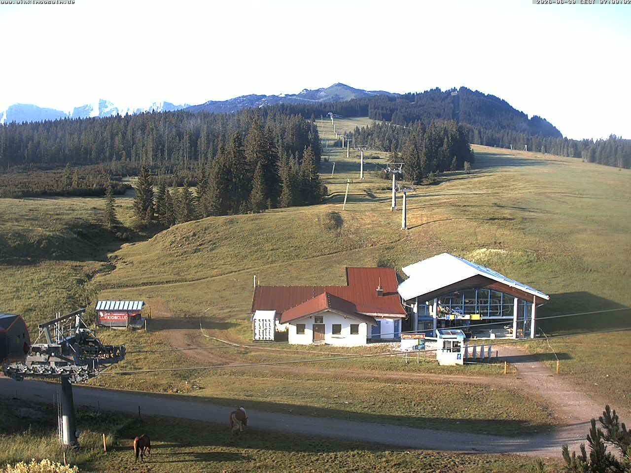 Archiv Foto Webcam Ausblick Winklmoosalm auf Rossalm-Lift
