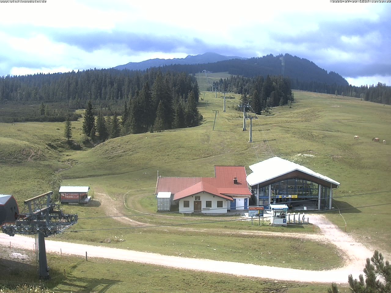Archiv Foto Webcam Ausblick Winklmoosalm auf Rossalm-Lift