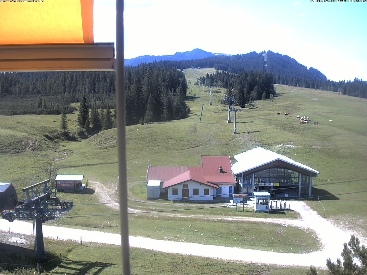 Archiv Foto Webcam Ausblick Winklmoosalm auf Rossalm-Lift