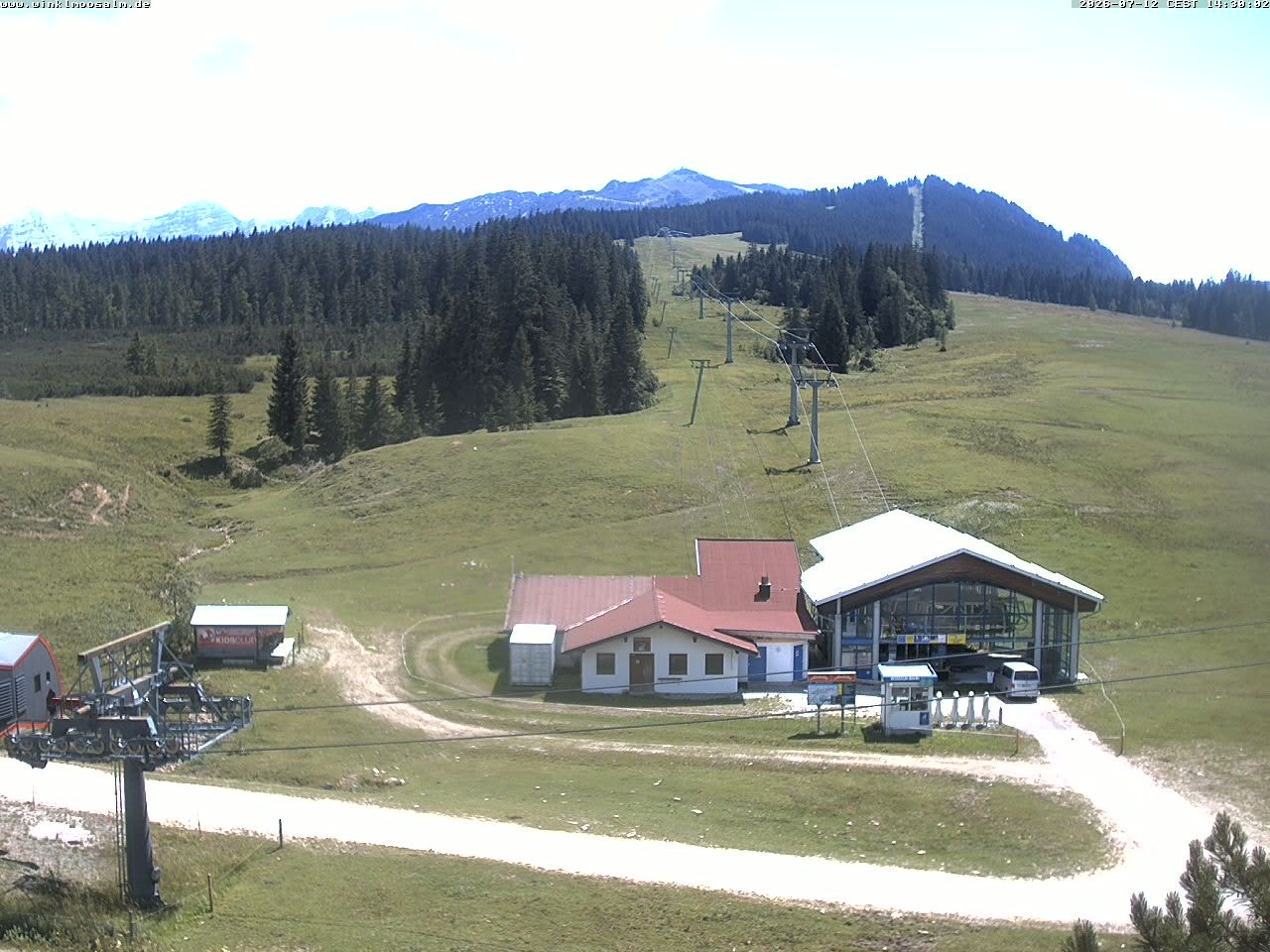 Archiv Foto Webcam Ausblick Winklmoosalm auf Rossalm-Lift