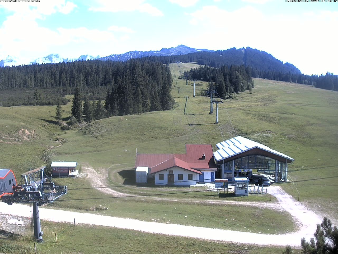 Archiv Foto Webcam Ausblick Winklmoosalm auf Rossalm-Lift