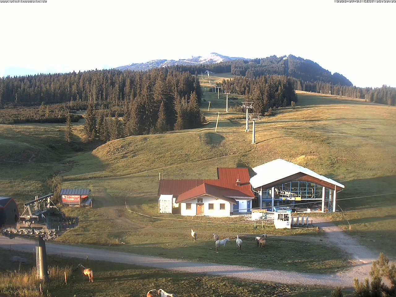Archiv Foto Webcam Ausblick Winklmoosalm auf Rossalm-Lift