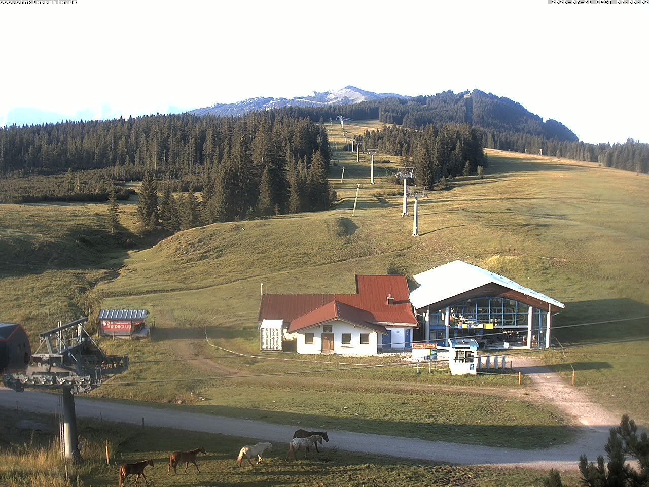 Archiv Foto Webcam Ausblick Winklmoosalm auf Rossalm-Lift