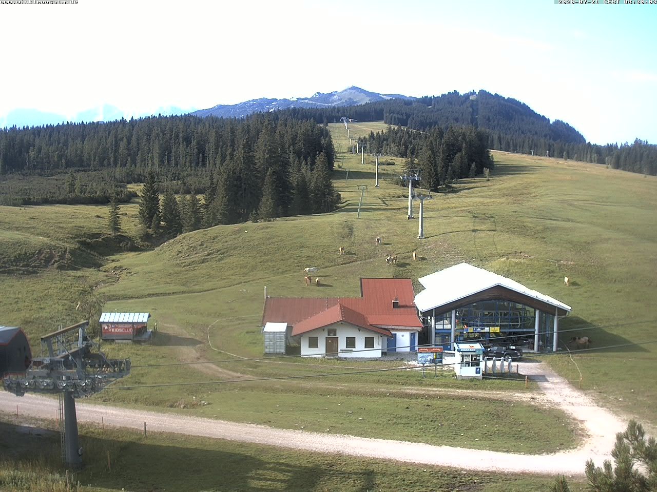 Archiv Foto Webcam Ausblick Winklmoosalm auf Rossalm-Lift