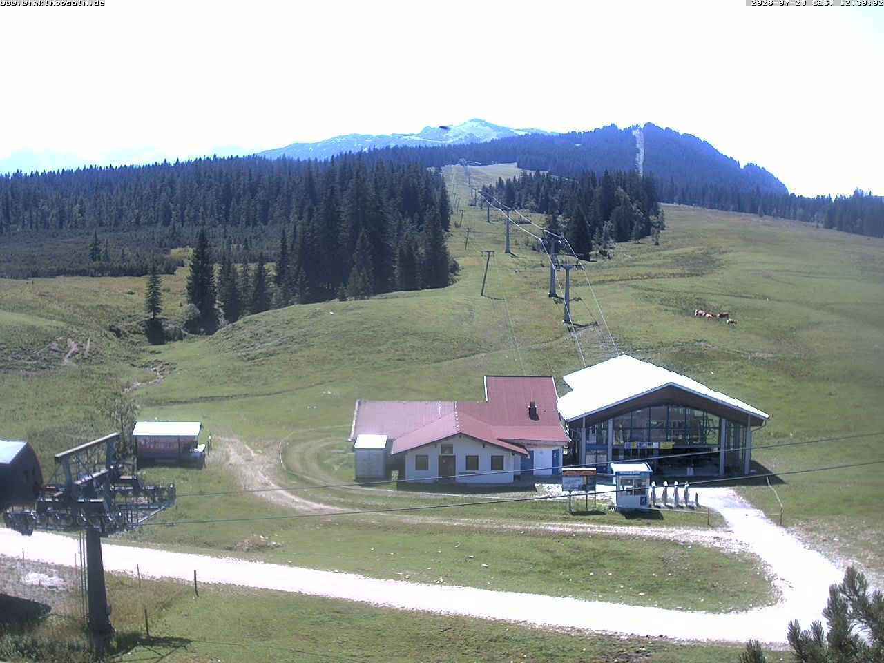 Archiv Foto Webcam Ausblick Winklmoosalm auf Rossalm-Lift