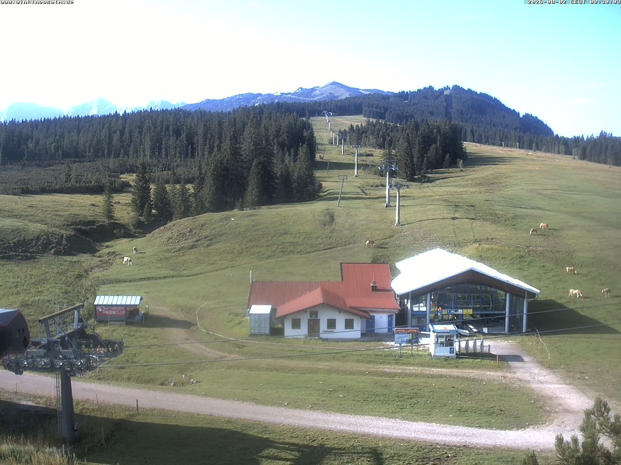 Archiv Foto Webcam Ausblick Winklmoosalm auf Rossalm-Lift