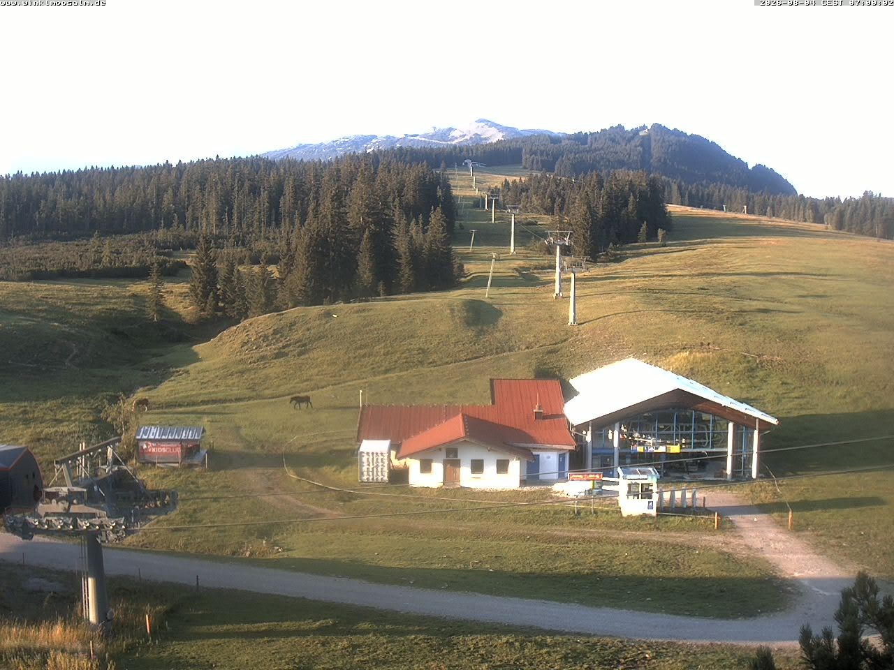 Archiv Foto Webcam Ausblick Winklmoosalm auf Rossalm-Lift