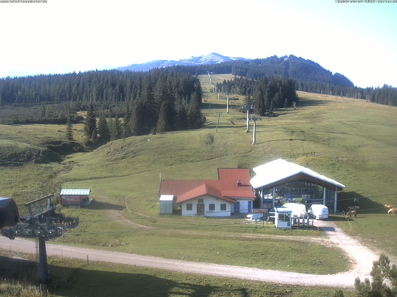 Archiv Foto Webcam Ausblick Winklmoosalm auf Rossalm-Lift