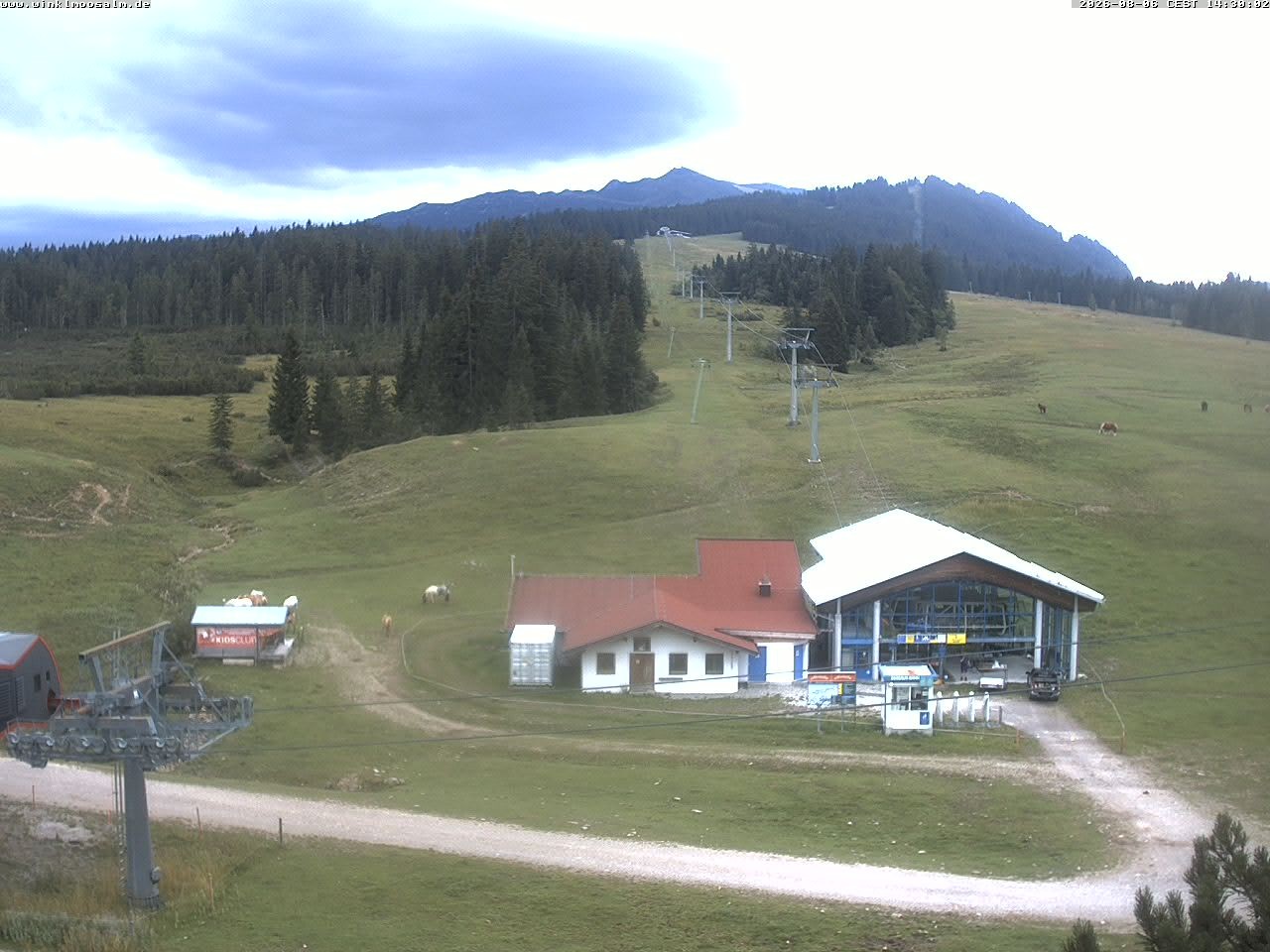 Archiv Foto Webcam Ausblick Winklmoosalm auf Rossalm-Lift