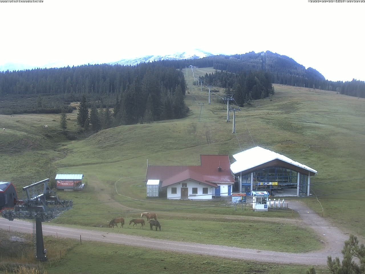 Archiv Foto Webcam Ausblick Winklmoosalm auf Rossalm-Lift