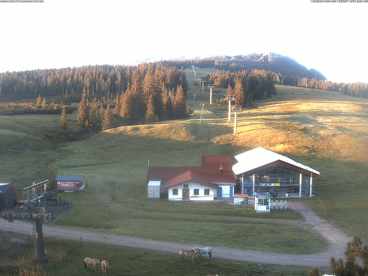 Archiv Foto Webcam Ausblick Winklmoosalm auf Rossalm-Lift