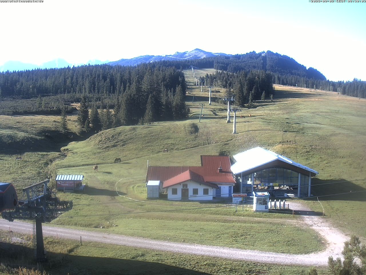 Archiv Foto Webcam Ausblick Winklmoosalm auf Rossalm-Lift