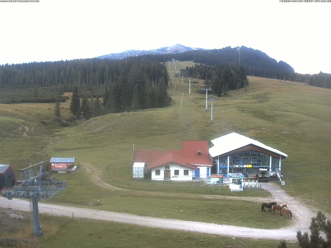 Archiv Foto Webcam Ausblick Winklmoosalm auf Rossalm-Lift