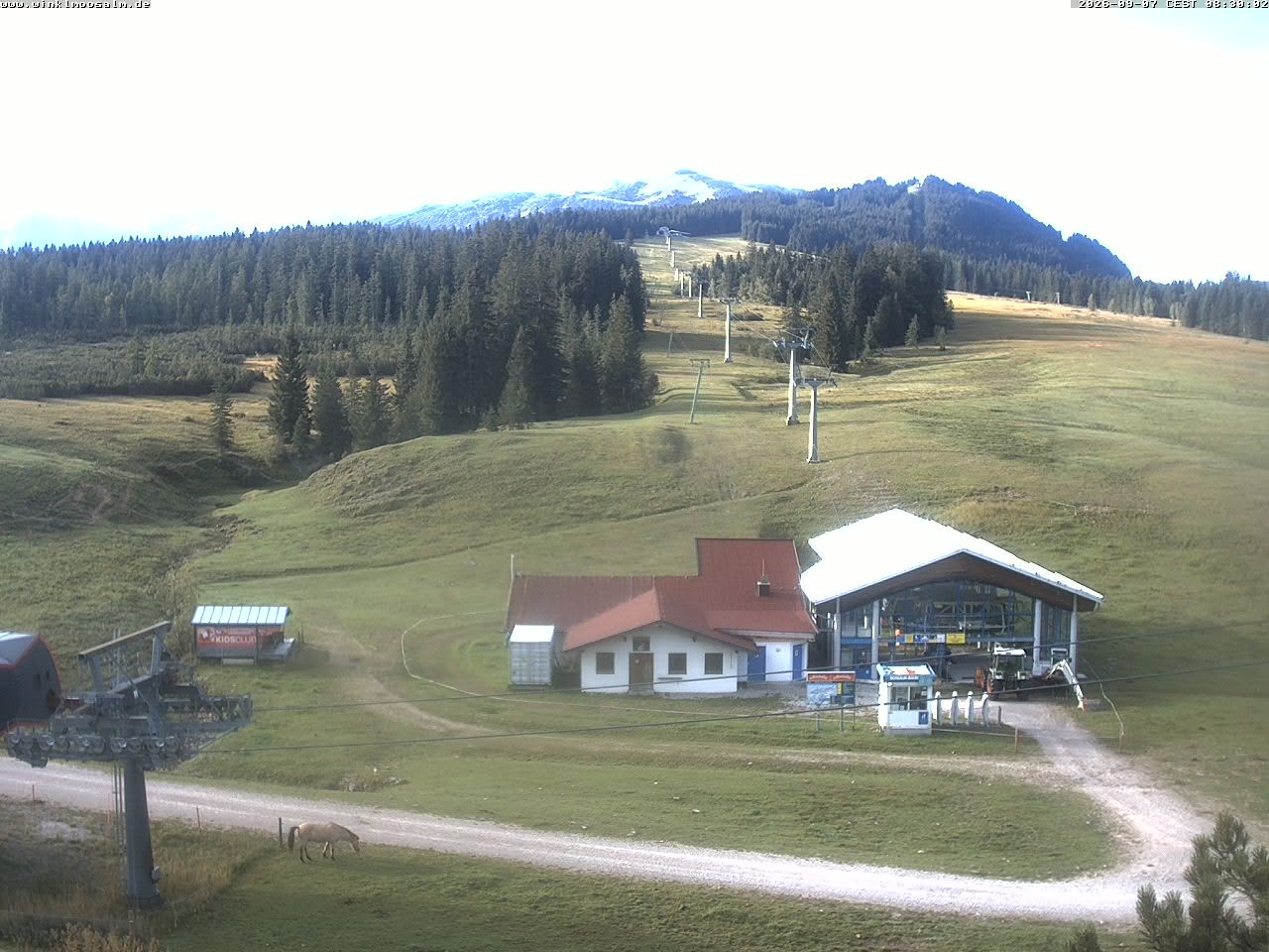 Archiv Foto Webcam Ausblick Winklmoosalm auf Rossalm-Lift