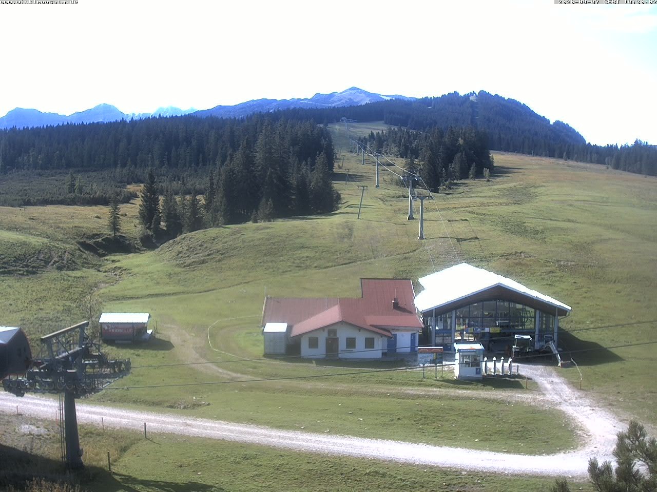 Archiv Foto Webcam Ausblick Winklmoosalm auf Rossalm-Lift