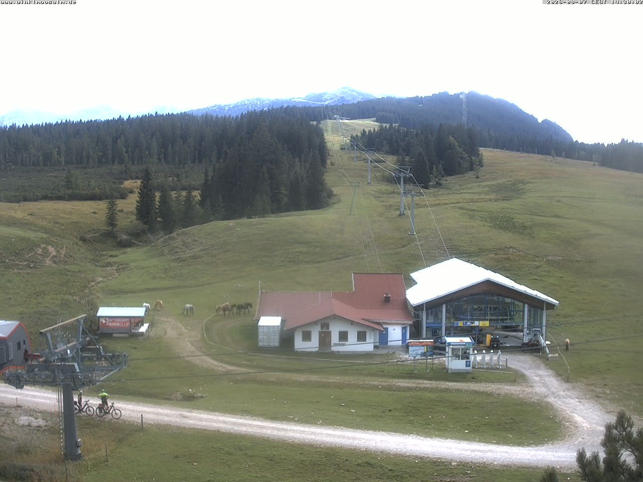 Archiv Foto Webcam Ausblick Winklmoosalm auf Rossalm-Lift