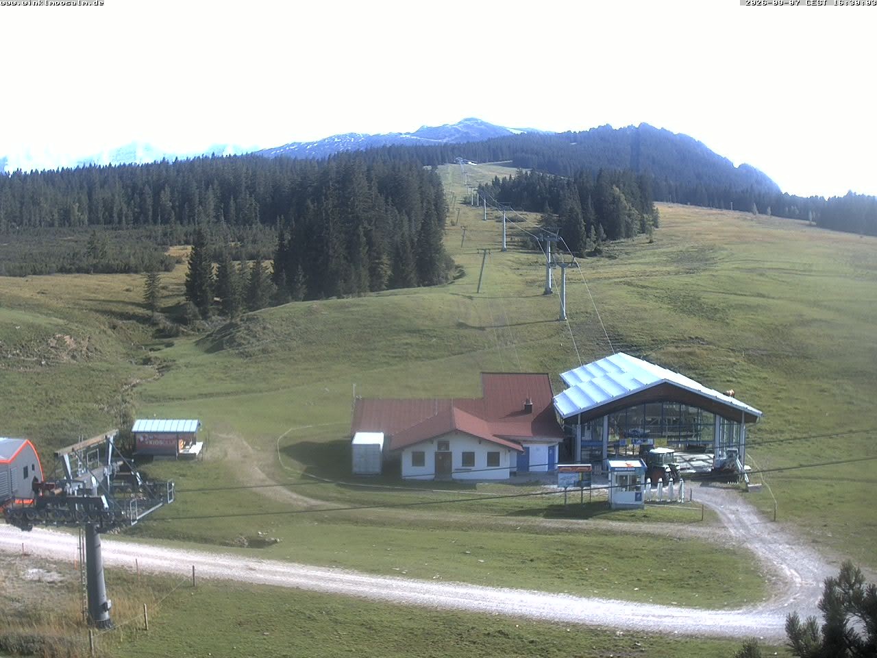 Archiv Foto Webcam Ausblick Winklmoosalm auf Rossalm-Lift