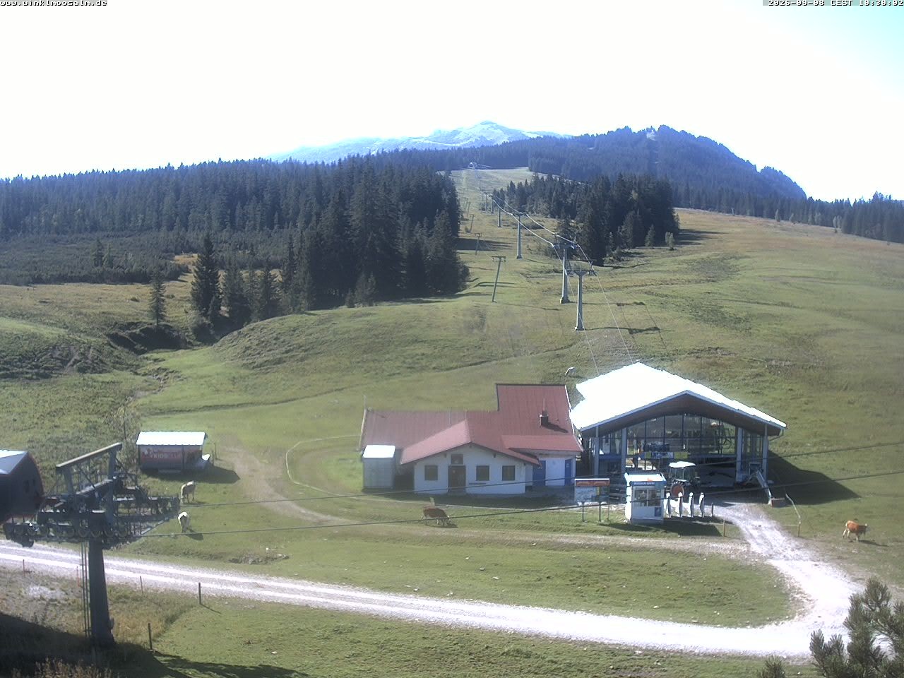 Archiv Foto Webcam Ausblick Winklmoosalm auf Rossalm-Lift