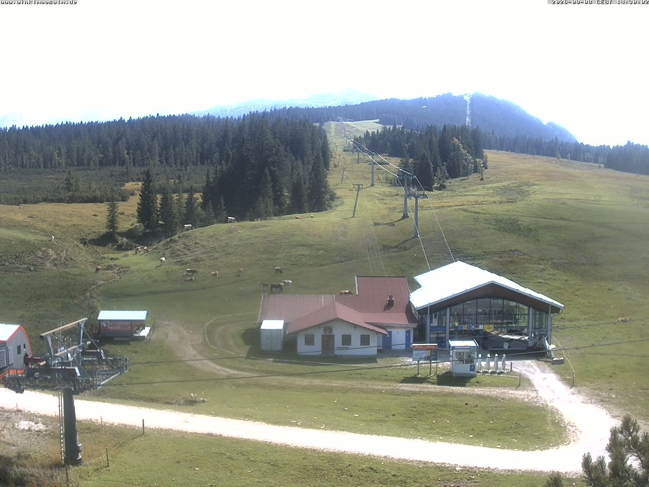 Archiv Foto Webcam Ausblick Winklmoosalm auf Rossalm-Lift