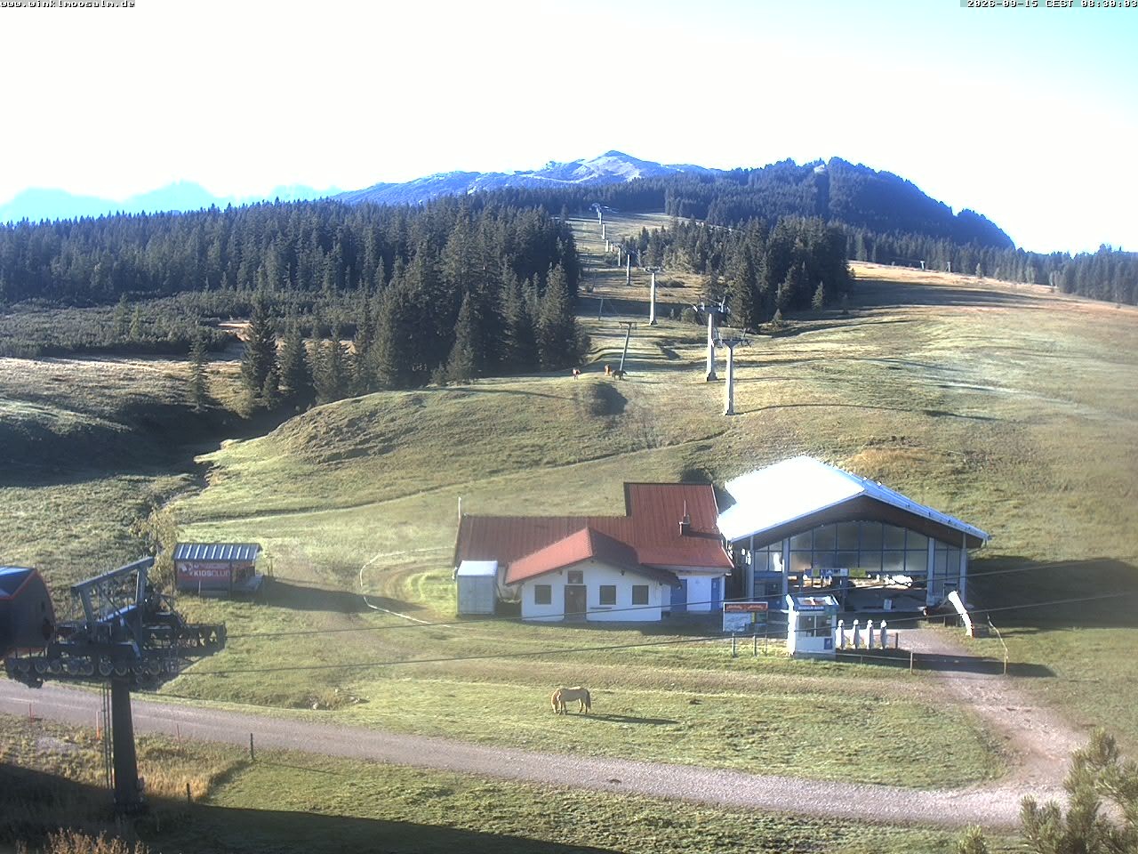 Archiv Foto Webcam Ausblick Winklmoosalm auf Rossalm-Lift