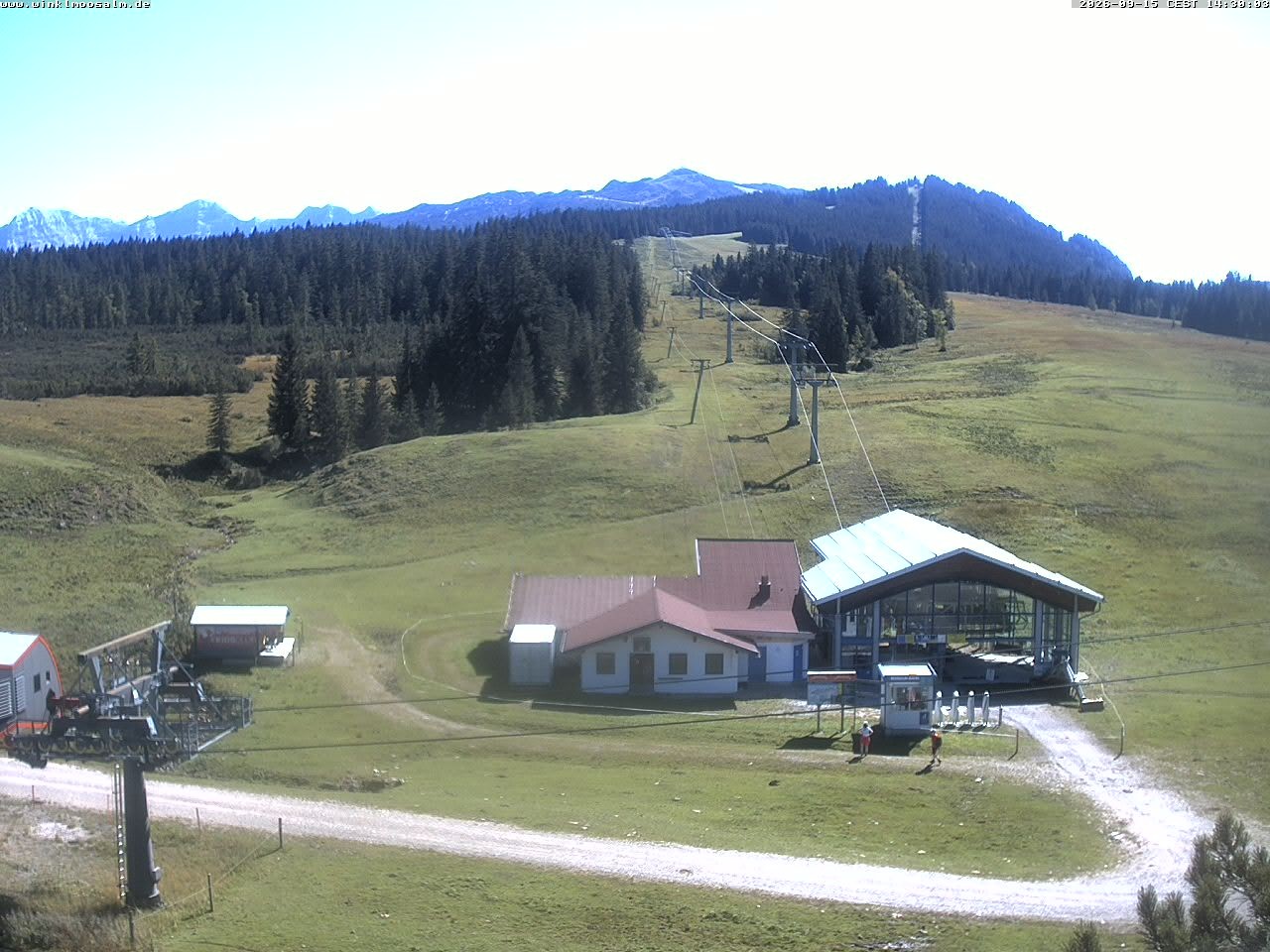 Archiv Foto Webcam Ausblick Winklmoosalm auf Rossalm-Lift