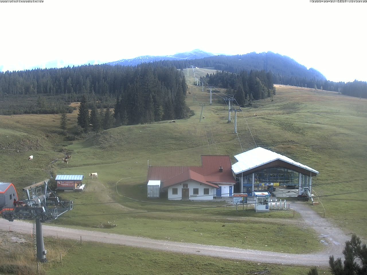 Archiv Foto Webcam Ausblick Winklmoosalm auf Rossalm-Lift