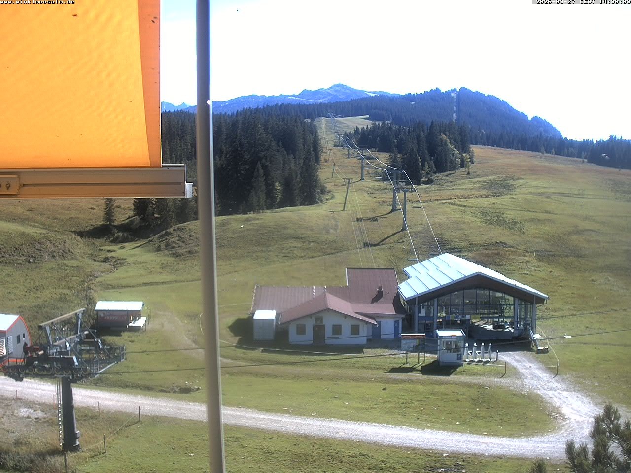 Archiv Foto Webcam Ausblick Winklmoosalm auf Rossalm-Lift
