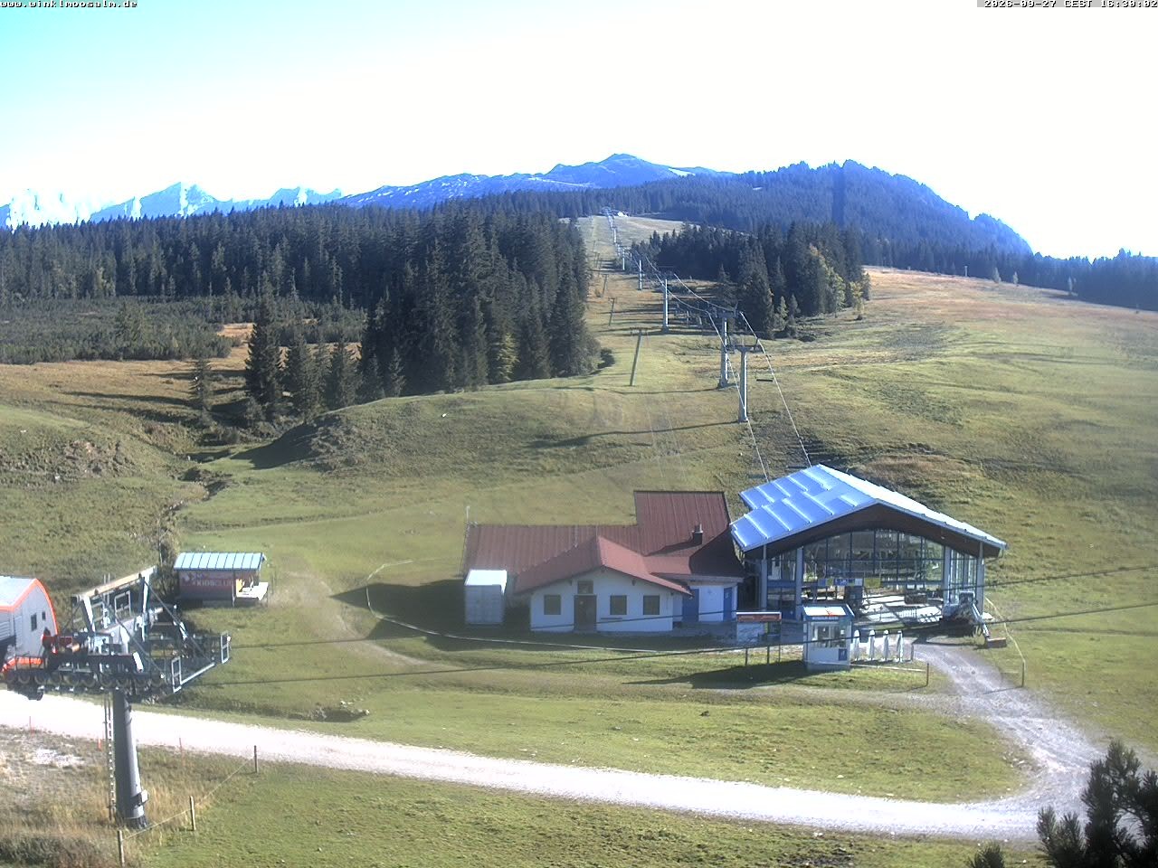 Archiv Foto Webcam Ausblick Winklmoosalm auf Rossalm-Lift