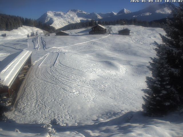 Archiv Foto Webcam Golfhaus in Arosa