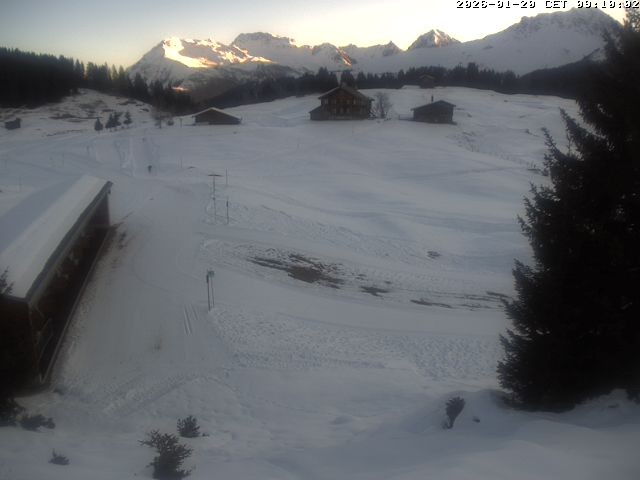 Archiv Foto Webcam Golfhaus in Arosa