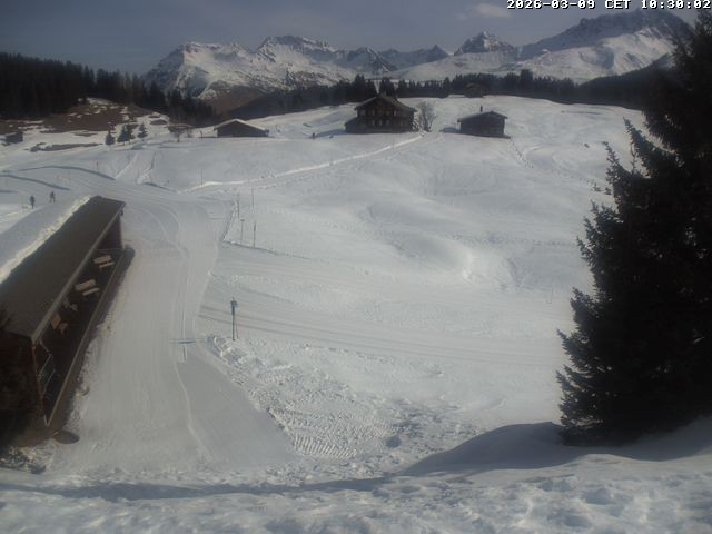 Archiv Foto Webcam Golfhaus in Arosa
