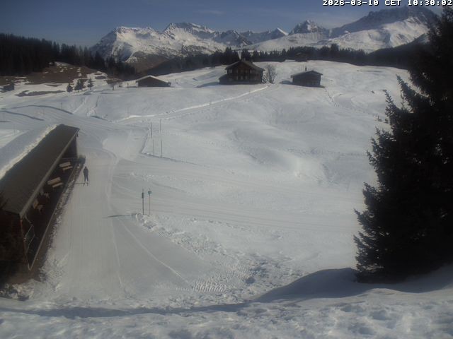 Archiv Foto Webcam Golfhaus in Arosa