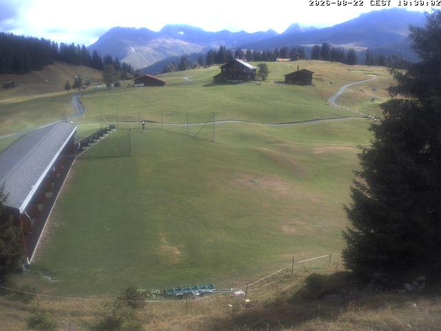 Archiv Foto Webcam Golfhaus in Arosa