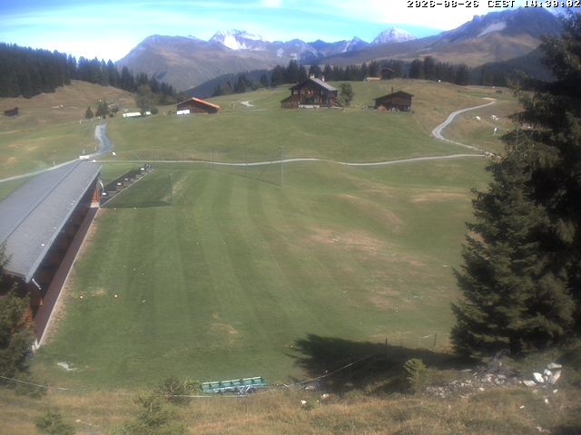 Archiv Foto Webcam Golfhaus in Arosa