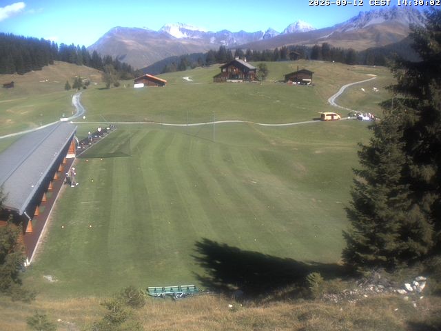 Archiv Foto Webcam Golfhaus in Arosa