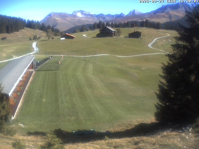 Archiv Foto Webcam Golfhaus in Arosa