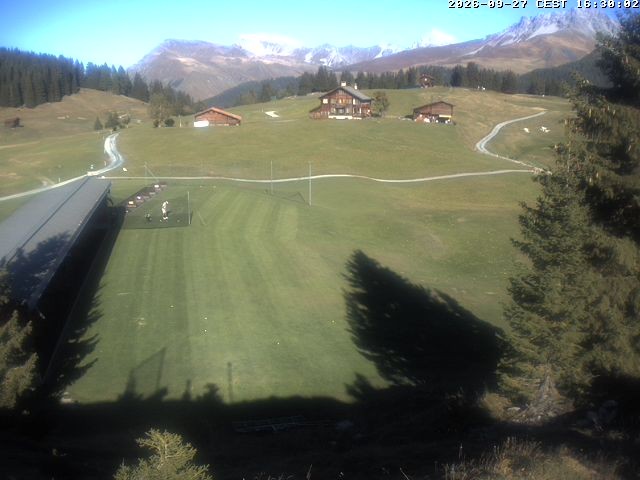 Archiv Foto Webcam Golfhaus in Arosa