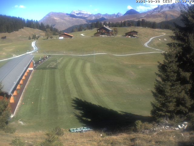 Archiv Foto Webcam Golfhaus in Arosa